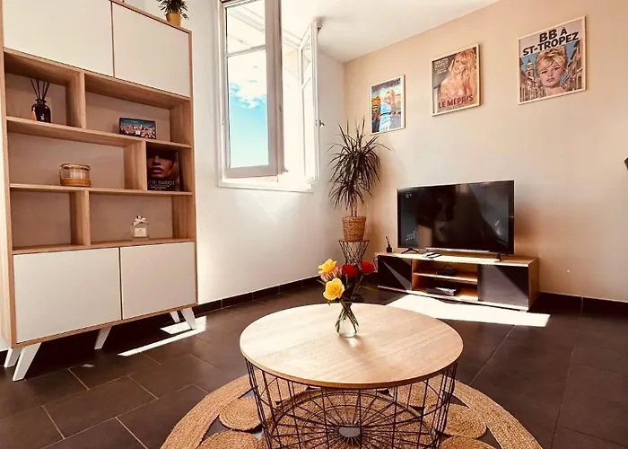 La Madrague, Vue Mer, Centre Historique Apartamento